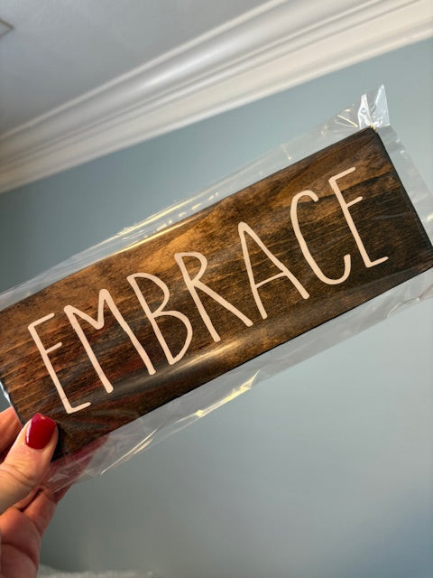 Word of the Year - Wood Block