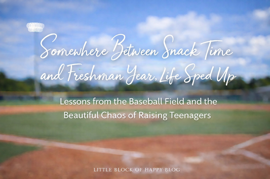 Somewhere Between Snack Time and Freshman Year, Life Sped Up