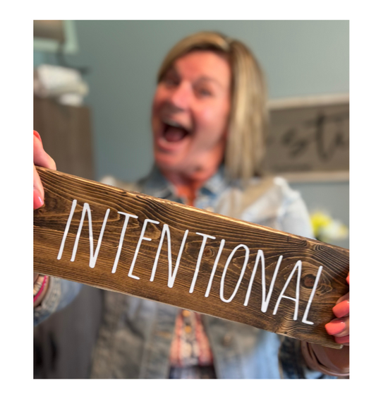 Anchor Your Year in Purpose: A Wood Block to Keep Your Word in Focus
